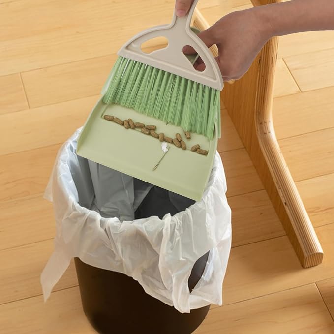 1 Pcs Mini Broom and Dustpan Set Small Whisk Broom Hand Held - Image 3