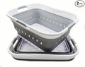 SAMMART 42L Collapsible Plastic Laundry Basket by SAMMART