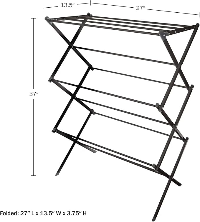 Collapsible Drying Rack for Laundry, Indoor Outdoor Clothes Drying Rack Foldable - Image 2