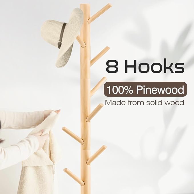 WANGMUXIA Freestanding Coat Rack | Coat Rack - Image 2