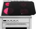 Electric Stove Cover Protector - Can be Used While Cooking - Glass Panel Overlay - Can Withstand over 1400 °F - Kitchen Essential for Cooktop Protection (2 Panels)