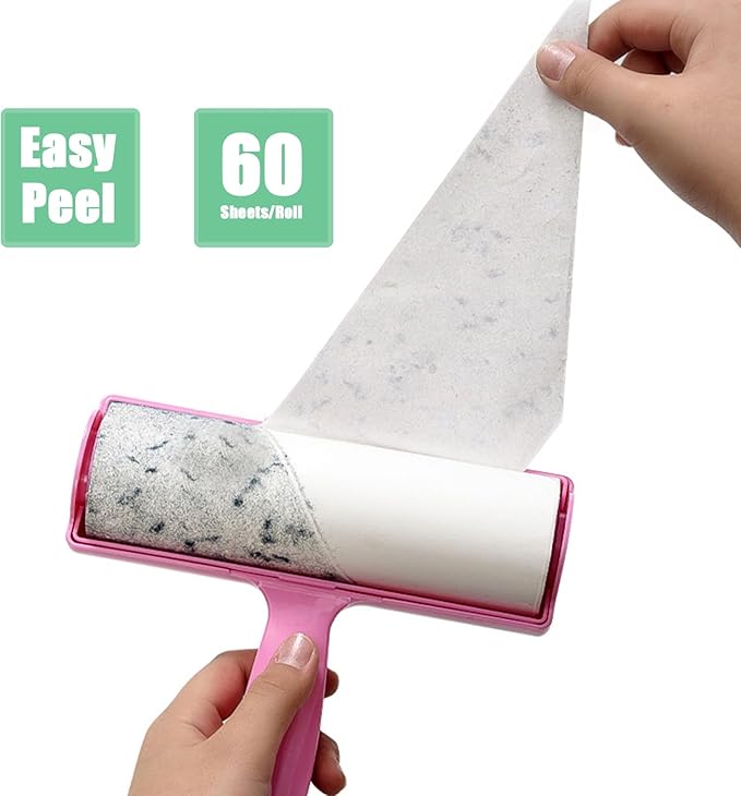 6.3 inch Lint Roller Refills Only, Extra Sticky Lint Remover Refills - Image 6