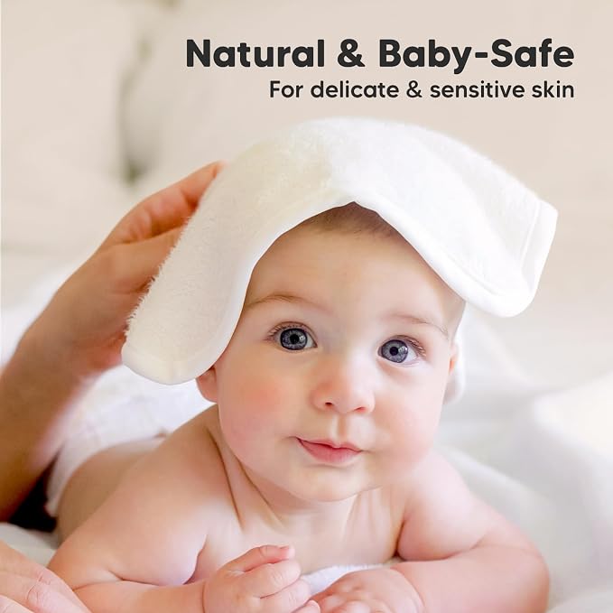 6-Pack Baby Washcloths, Soft Absorbent Washcloths - Image 5
