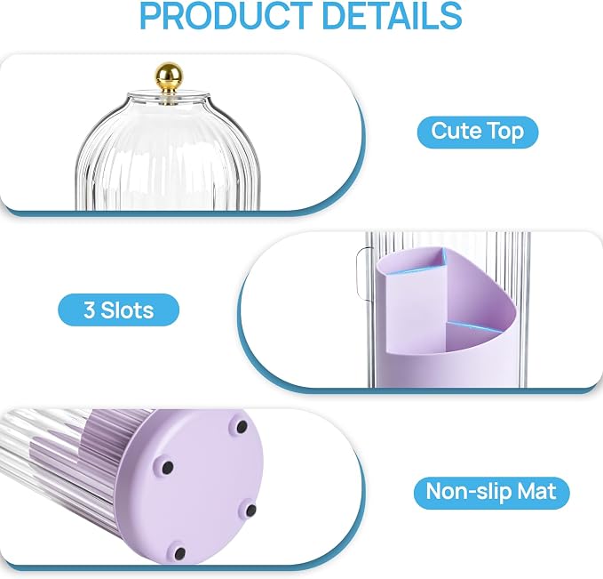 Toothbrush Holders with Cover Toothpaste Organizer - Image 5