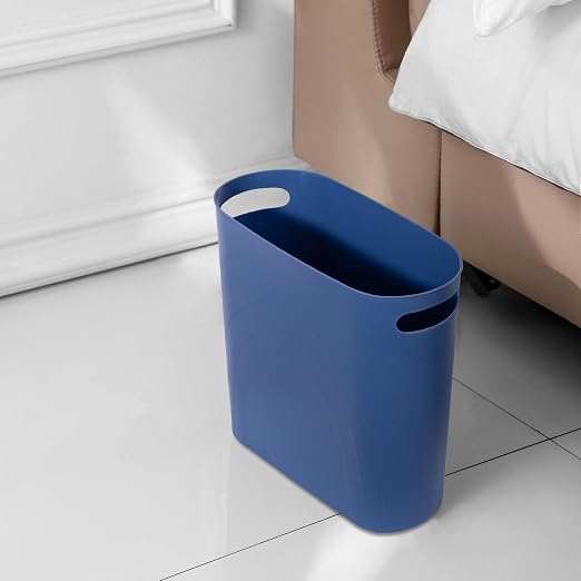 rejomiik Small Bathroom Trash Can, 3.5 Gallon Slim Garbage Can, Office and - Image 5