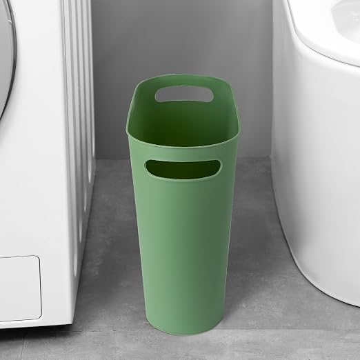 rejomiik Small Bathroom Trash Can, 3.5 Gallon Slim Garbage Can, Office and - Image 2