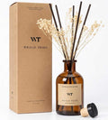 Reed Diffuser Set for Bathroom Air Fresheners, Oil Diffuser Sticks | White by WEALD+TRIBE
