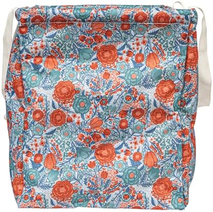 Household Essentials Flower Print Krush Container All-Purpose Utility Tote - Image 6