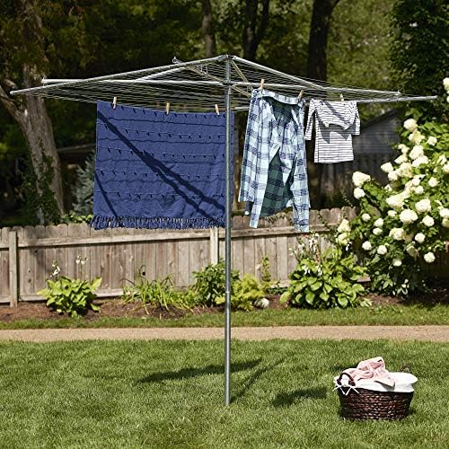 Household Essentials 17130-1 Rotary Outdoor Umbrella Drying Rack | Aluminum | - Image 7