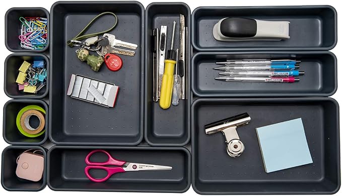 Interlocking Desk Drawer Organizer Separators by Backerysupply