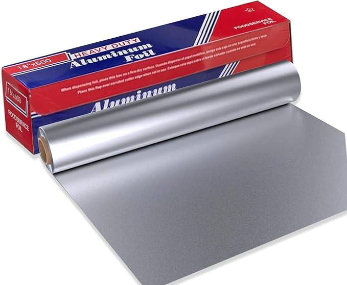 18" x 500 ft Heavy Duty Food Safe Aluminum Foil Roll by Unknown