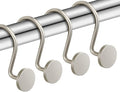 CHICTIE Nickel Shower Curtain Hooks, Rustproof Shower Curtain Rings by CHICTIE