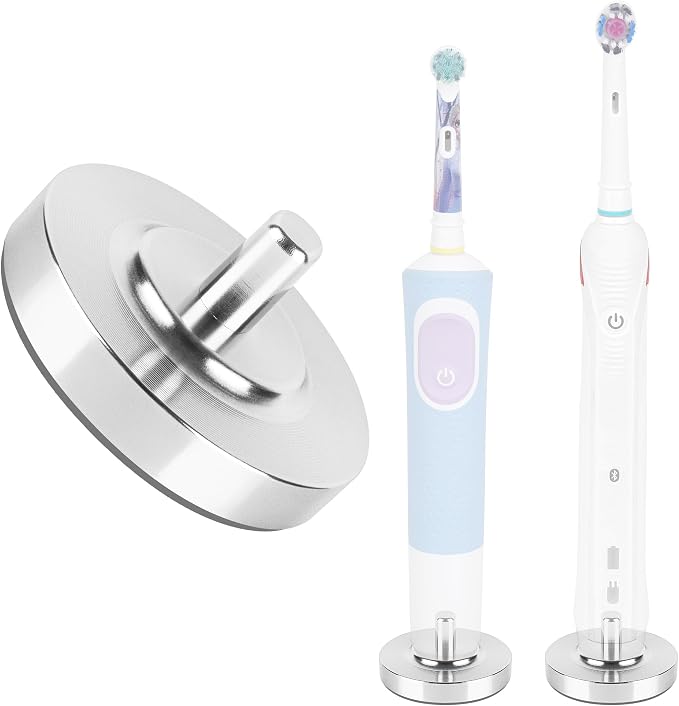 Silver Electric Toothbrush Holder by LUEXBOX