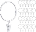 24 Pack 2 Inches Openable Curtain Rings by GinbelDirect