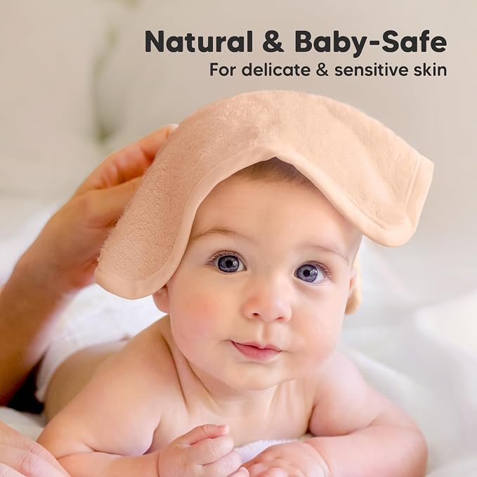 6-Pack Baby Washcloths, Soft Absorbent Washcloths - Image 5