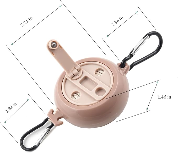 32 FT Portable Travel Clothesline, Retractable Camping Clothesline - Image 4