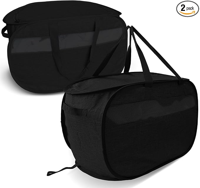 100L Extra Large Mesh Pop Up Laundry Hamper by NairSnow