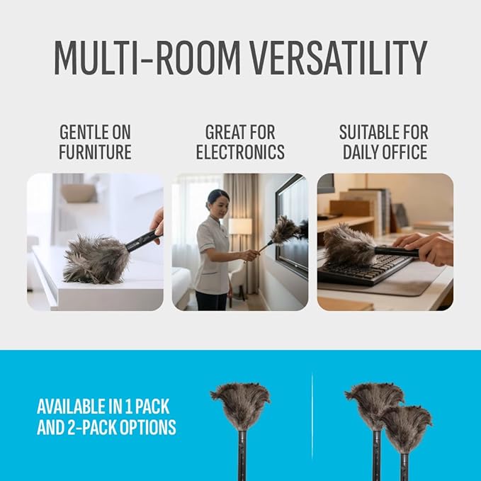 Retractable Feather Duster 8-14 in Adjustable - Image 5