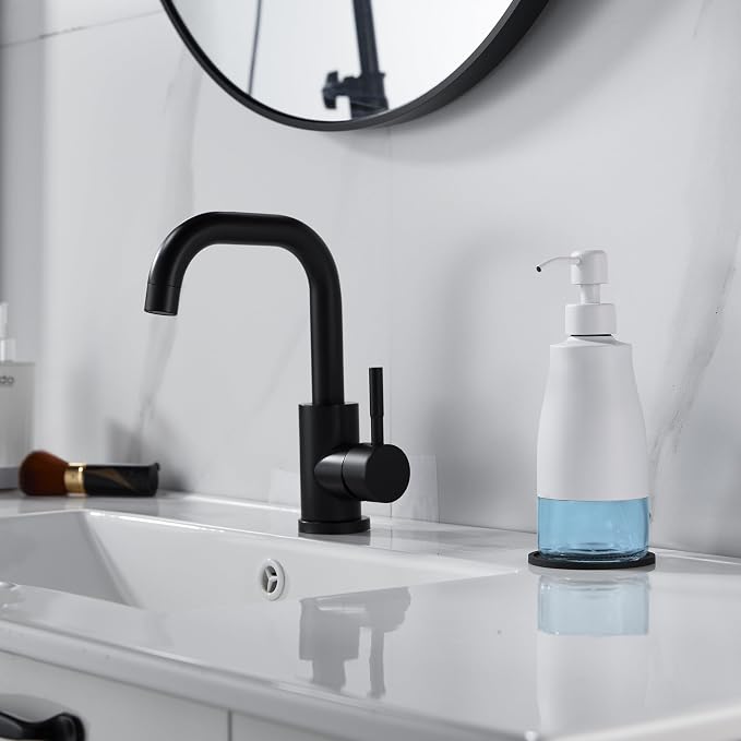 Gaussra White Soap Dispenser - 11 OZ / 320 ML | Stainless Steel and Glass - Image 7