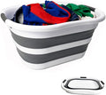SAMMART 40L Plastic Foldable Laundry Basket/Tub by SAMMART