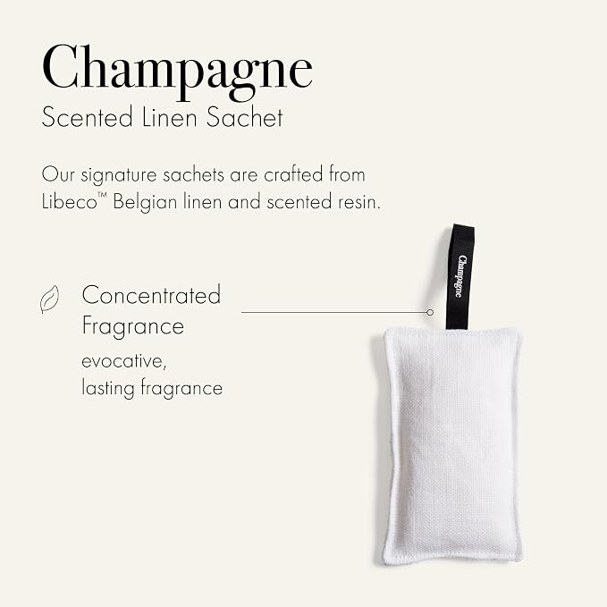 LAFCO New York Scented Linen Sachet, Champagne - Image 2