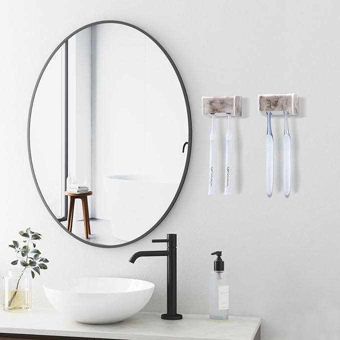 2 PCS Toothbrush Holders Wall Mounted - Image 2