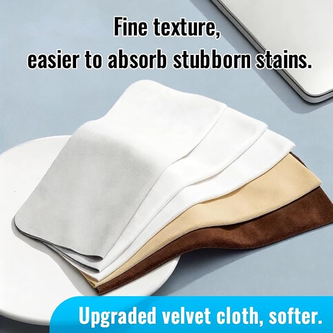 10 Pack Microfiber Chamois Cleaning Cloths, Safety &Scratch-Free Lens Cleaning - Image 4