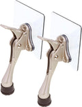 Door Stopper with Adhesive Bracket Stickers, No Drilling or Tools Needed by HASHI