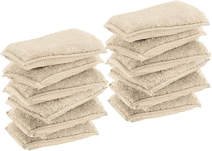 KMAKII Bamboo Kitchen Sponges, Dish Sponge, Super Absorbent Cleaning Sponges by KMAKII