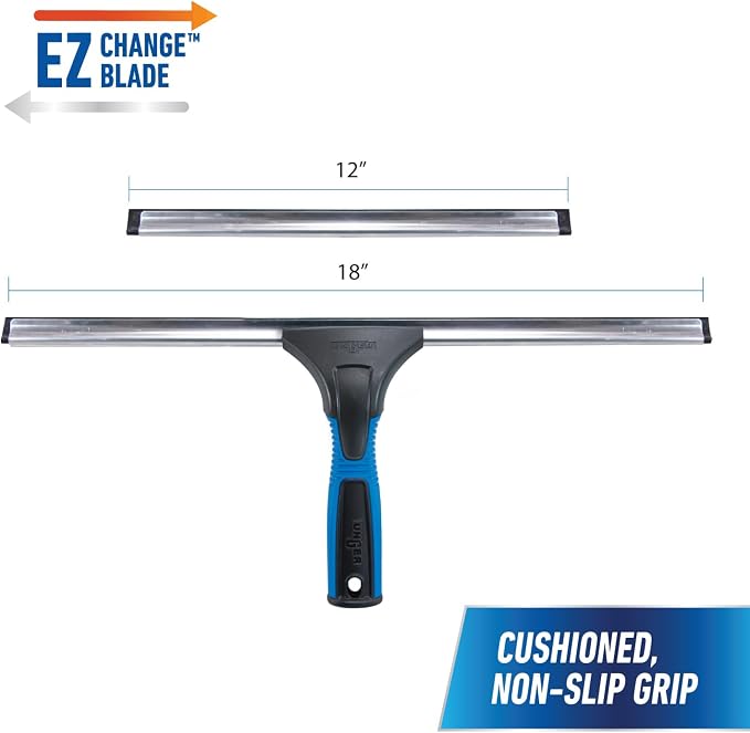 Unger Professional Connect and Clean 18” EZ Change Window and Glass Cleaning - Image 9