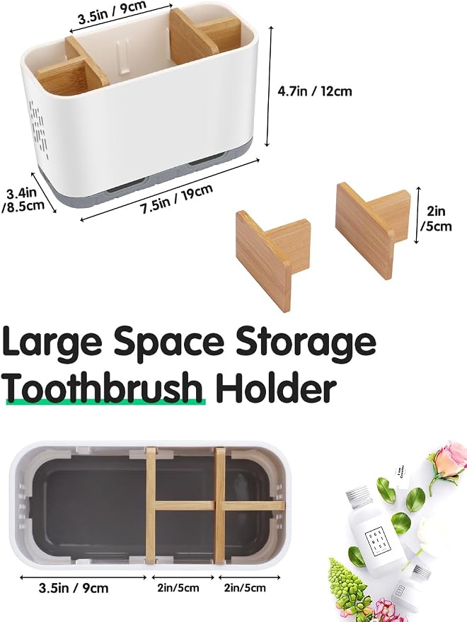 GFWARE Toothbrush Holders for Bathrooms - Image 6