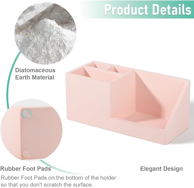 Diatomite Toothbrush Holders Toothpaste Organizer - Image 4