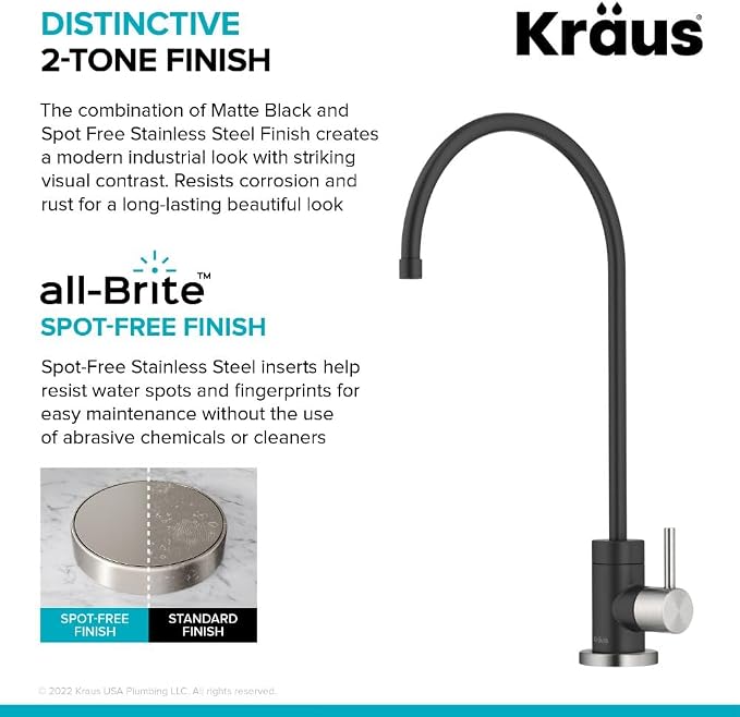 KRAUS® Purita™ Single Handle Drinking Water Filter Faucet - Image 4