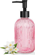 Topsky Stripe Glass Soap Dispenser by HomeandKitchenNO1