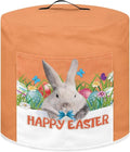 Easter Bunny Print Pressure Cooker Cover 3 qt,Kitchen Appliance Dust Cover for Round Pressure Cooker Rice Cooker,Easter Theme Air Fryer Cover,Toaster Cover