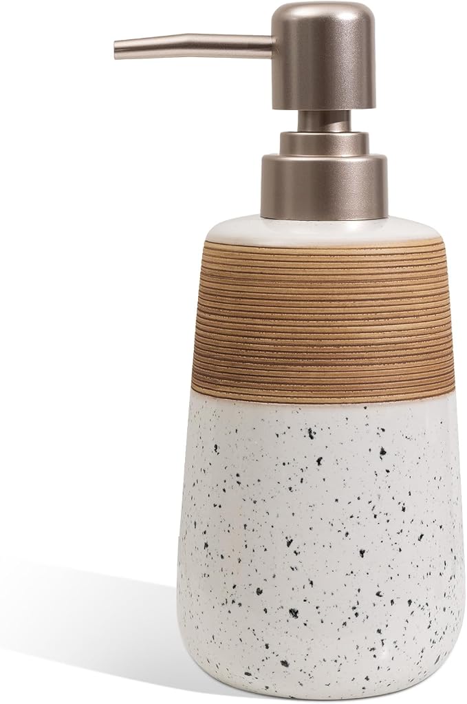 Ceramic Hand Soap Dispenser, 15 Oz Liquid Soap Dispenser by Unknown