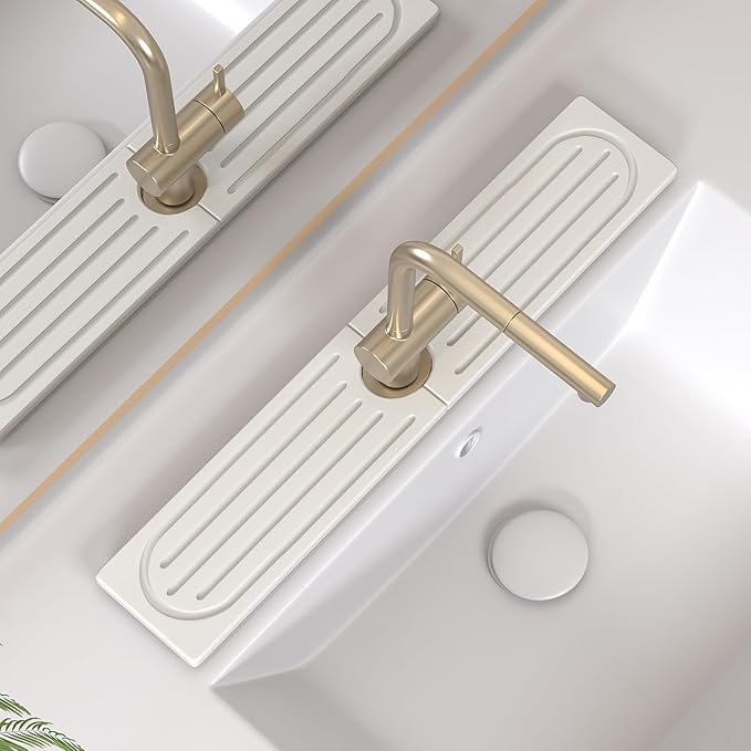Stone Faucet Mat for Kitchen Sink, Water Absorbing Sink Water Splash Guard by Unknown