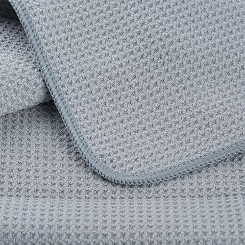 POLYTE 340 GSM Microfiber Waffle Kitchen Dish Tea Towel, 16x28 in, 12 Pack - Image 6