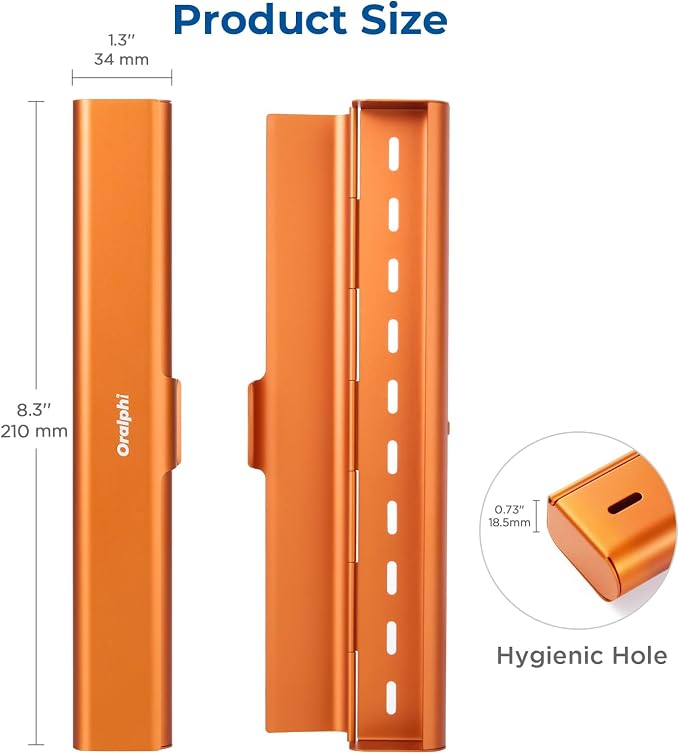 Aluminum Toothbrush Travel Case, Portable Travel Toothbrush Holder, Durable - Image 5