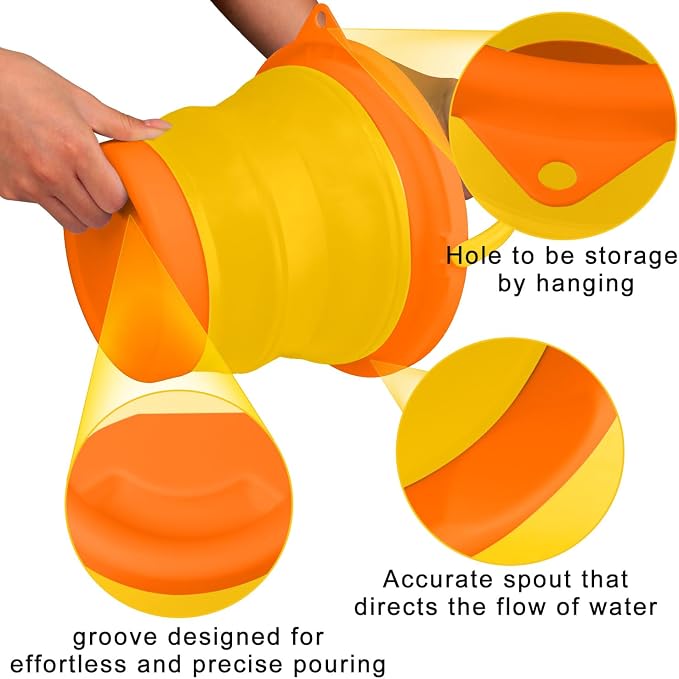 5L Collapsible Car Wash Bucket - Image 3