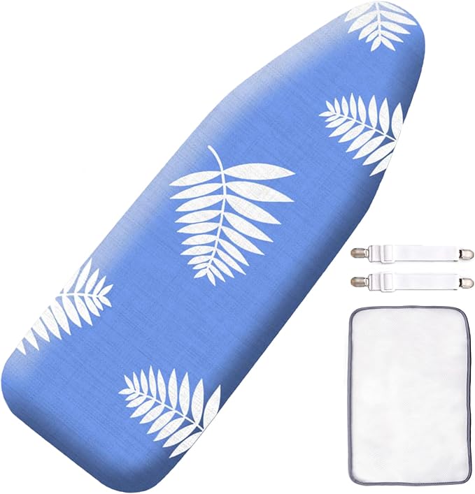 SheeChung Ironing Board Cover and Pad 18"x49", Extra Wide Iron Board Cover by SheeChung