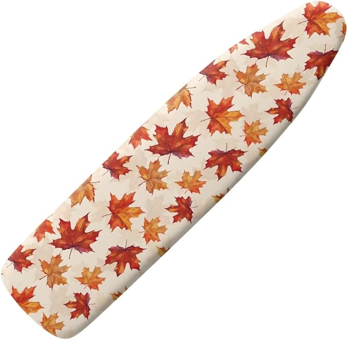 Easy Installation 15x54 Fall Maple Leaf Ironing Board Cover by Unknown