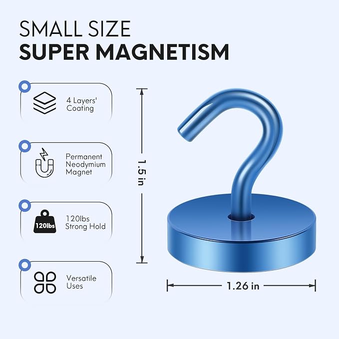 Neosmuk Magnetic Hooks Steel Tube Design - Image 5