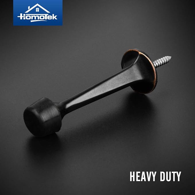 HOMOTEK 12 Pack Heavy Duty Solid Rigid Door Stop - Image 3