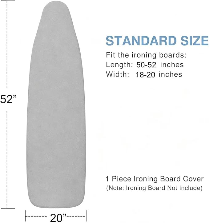 VividPaw Extra Large Ironing Board Cover and Pad 19x51, 20x52 Thick Padding - Image 2
