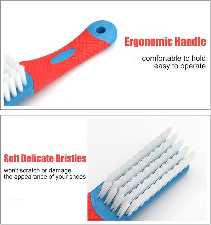 Shoe Brush, Portable Soft Bristle Multi Purpose Cleaning - Image 4