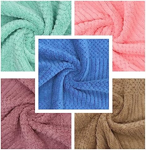Microfiber Cleaning Cloth, 10 Pack Microfiber Rags, Mix Color - Image 4