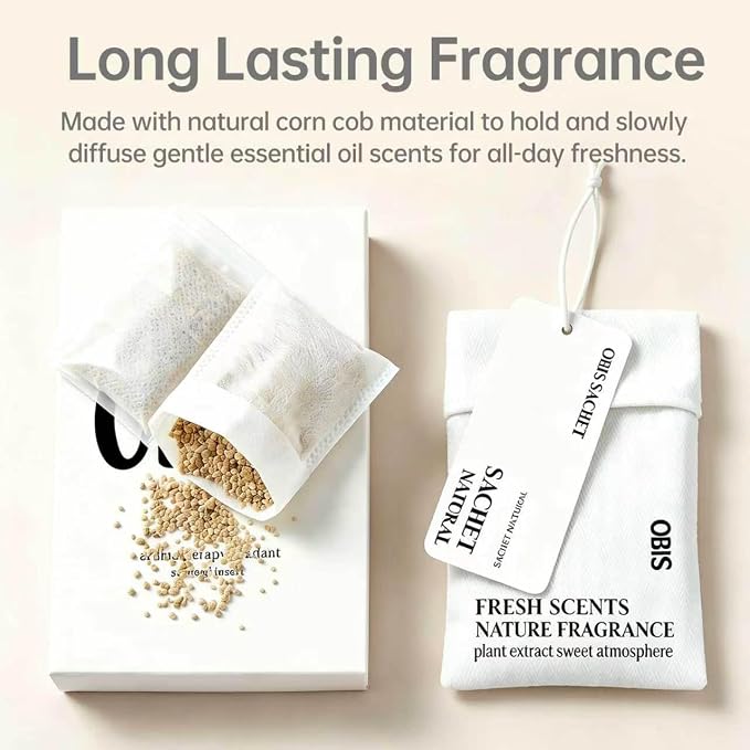 10 Pack Lavender Sachets for Drawers and Closets, Long-Lasting Home Fragrance - Image 3