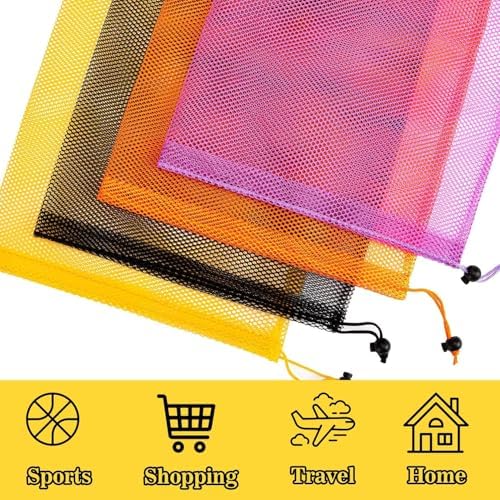 MAQIHAN 7PCS Mesh Drawstring Bags - Image 4