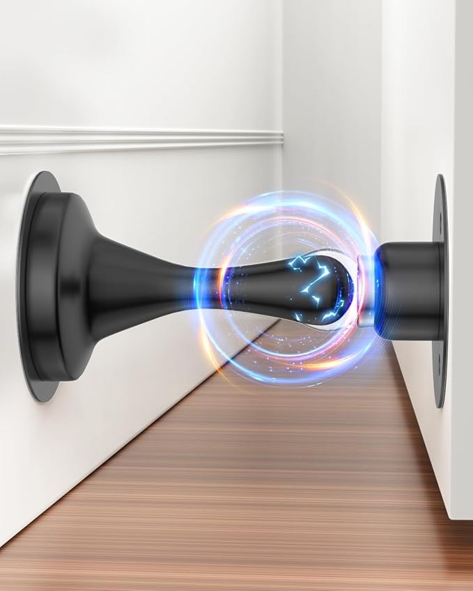 Door Stopper Magnetic Door Catch 2 Pack Stainless Steel Magnetic Door Stop | by HELEMAN